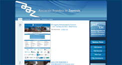 Desktop Screenshot of aazoonosis.org.ar